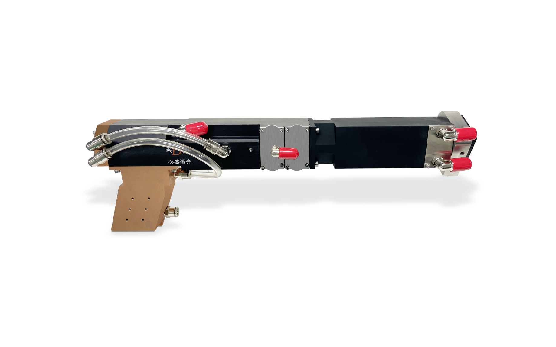 Wide spot blind hole cladding head